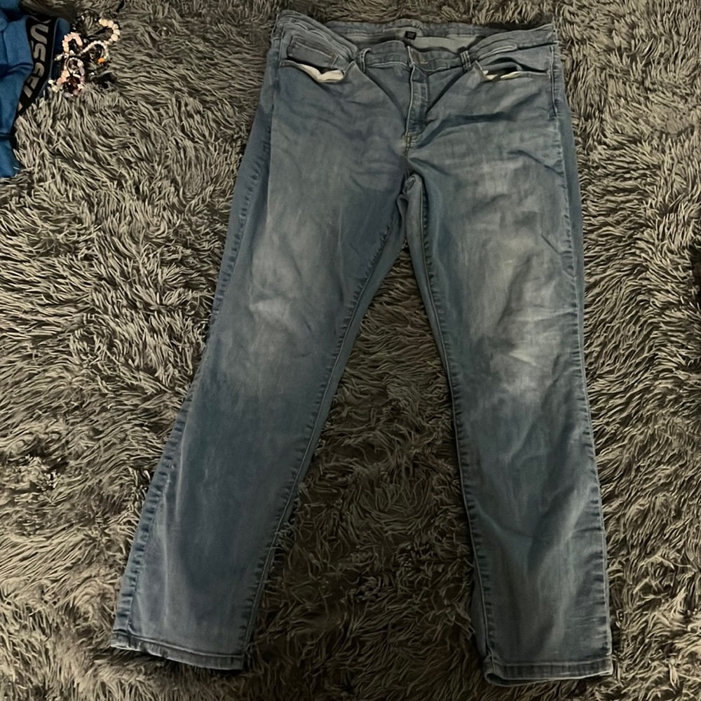 blue non-ripped jeans